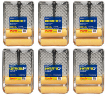 Genuine Purdy 6 Pack Contractor 1st 4-Piece Painting Kits 140810200-6PK