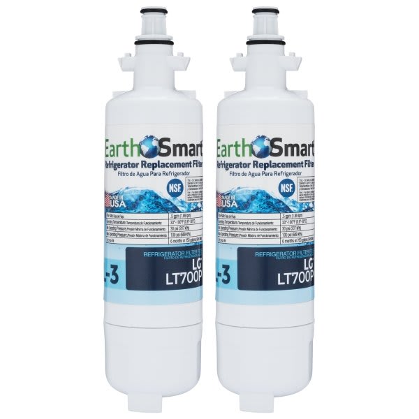 Earthsmart L-3 Refrigerator Replacement Filter For Lg Lt700p, Package Of 2
