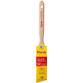 Genuine Purdy Black Bristle Extra Oregon Angular 1-1/2" Paint Brush 144116015