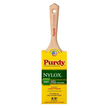 Genuine Purdy Nylox Moose Flat 2-1/2" Paint Brush 144232225