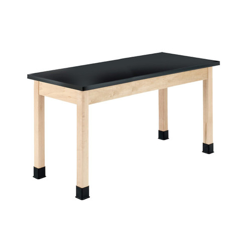 Diversified Spaces 2-Student Science Table ChemGuard Top, 48"W x 24"D x 30"H