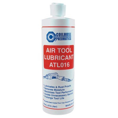 Coilhose Pneumatics Air Tool Lubricants, 16 oz, Bottle, 12/CA, #ATL016