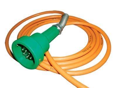Scully 32679 Green Thermistor Plug & Straight Cord w/ 4 J-Slot Pins & 10 Contact Pins for Scully System