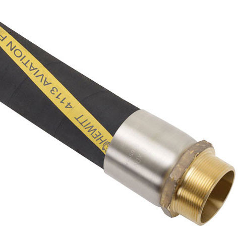 Hewitt 4113 2 in. Aviation Fueling Hose Assemblies w/ MxM NPT Ends
