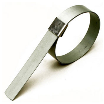 BAND-IT 5/8 in. W x 2 1/2 in. Dia. 201SS Center Punch Clamps - 50 Qty