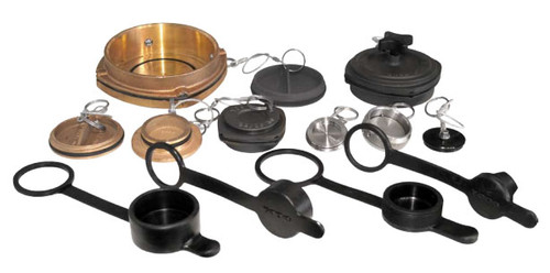 TODO-MATIC & TODO-GAS 2 in. Aluminum Dust Plug w/ FKM Seals for 1 1/2 in. & 2 in. Couplers