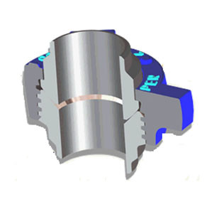 Kemper Valve Figure 200 Butt-Weld Hammer Unions - Buttweld Schedule 40 - 8 in.