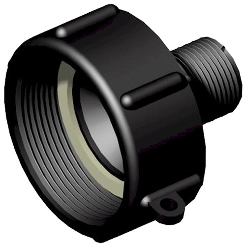 Easy Seal 2 in. Female NPS x 1 in. Male NPT IBC Adapter