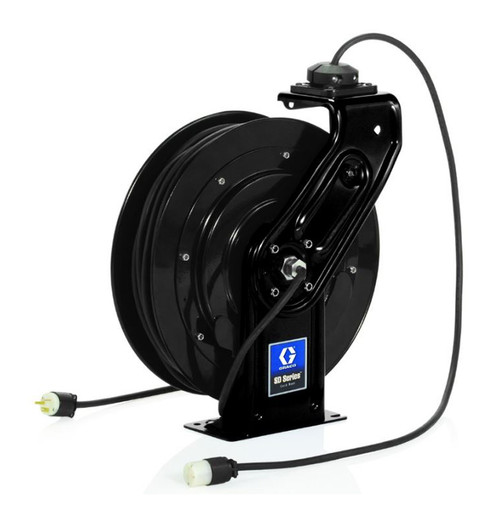 Graco SD Series 12 AWG Single Industrial Receptacle Cord Reel - 95 ft.