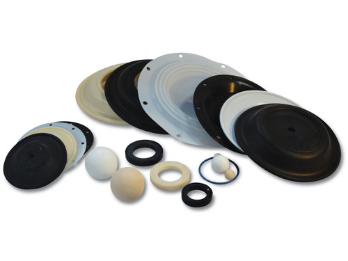 Nomad Elastomer Replacement Santoprene Valve Seats for Wilden 1 1/2 in. AODD Pumps - 04-1120-58