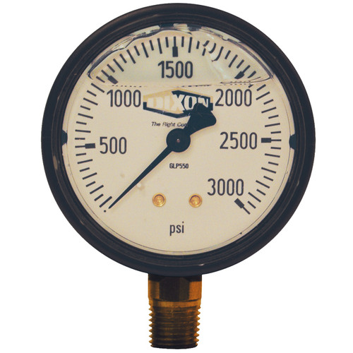 Dixon 2 1/2 in. Lower Mount Liquid Filled ABS Case Gauges