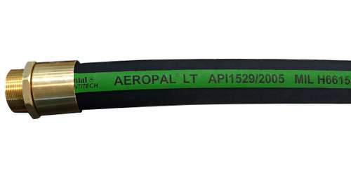 Continental ContiTech 2 in. AEROPAL Type C-CT Low Temp Aviation Fueling Hose Assemblies w/ Brass NPT Ends