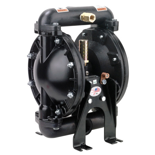 ARO U/L Approved 1/2 in. NPT Aluminum Air Diaphragm Pump w/ FKM Diaphragms & Balls, Aluminum Seats