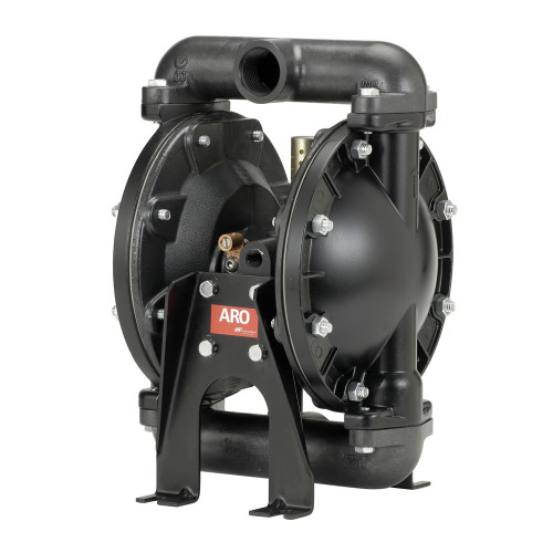 ARO PRO Metallic Series 1 in. NPTF Aluminum Air Diaphragm Pump w/ Santoprene Diaphragms & Balls, Polypropylene Seats