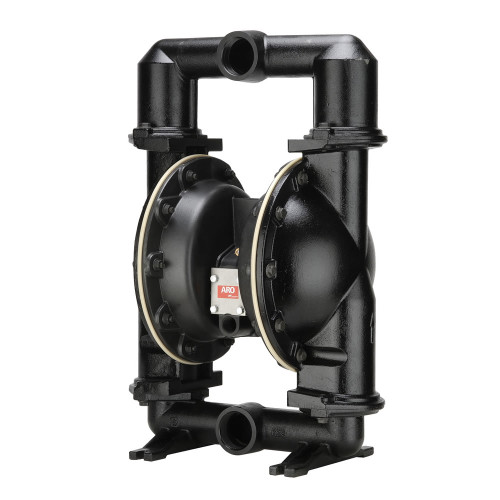 ARO PRO Metallic Series 2 in. NPTF Aluminum Air Diaphragm Pump w/ PTFE with Santoprene Backup Diaphragms, PTFE Balls & Aluminum Seats