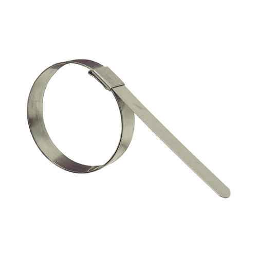 Dixon 3 1/2 in. ID Center Punch Stainless Steel Pre-formed Band Clamps - 50 Qty