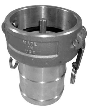 Female Cam w/ Probe 4 in. x 4 in. & Butterfly Check Valve