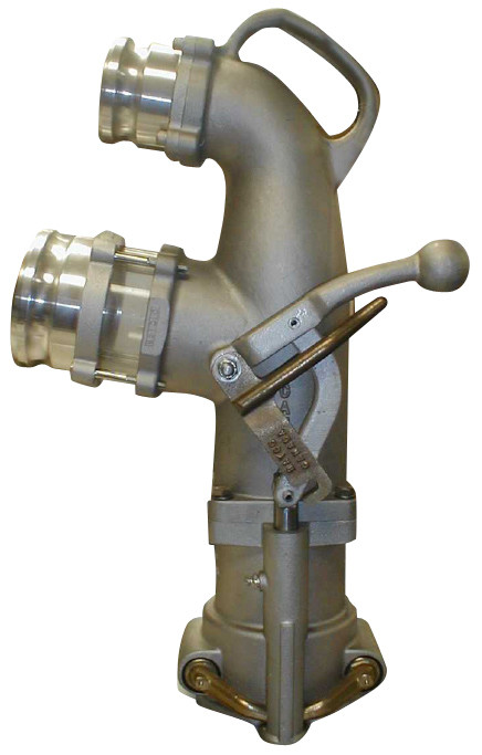 Dixon Bayco 3 in. Male Inlet Vapor Recovery Coaxial Elbow w/ 3 in. Vapor Outlet - 23 3/4 in. H