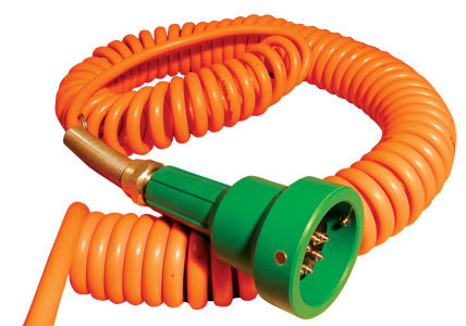 Scully Green 31494 Thermistor Plug & Coiled Cord w/ 4 J-Slot Pins & 10 Contact Pins for Scully Systems