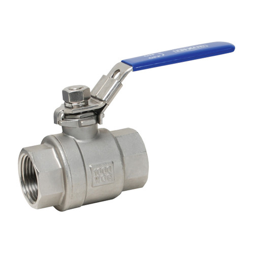 Dixon 3/8 in. NPT Stainless Steel Ball Valve w/ Locking Handle - Full Port