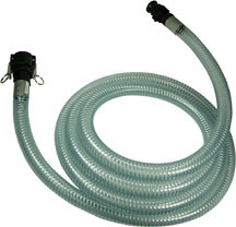 Kuriyama 1 in. PVC DEF Hose Assembly Part C Coupler X Part E Adapter