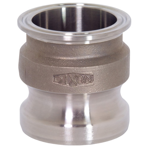 Dixon Sanitary 316 Stainless Cam & Groove Adapter X Clamp Ends