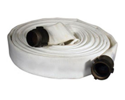 Dixon Powhatan 2 1/2 in. Single Jacket All-Polyester Fire Hose w/ NPSH Rocker LugAluminum Couplings