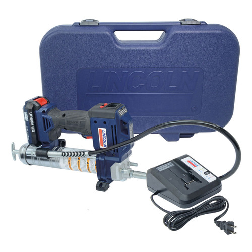 Lincoln Industrial Model 1882 PowerLuber 20V Lithium-Ion Grease Gun Kit