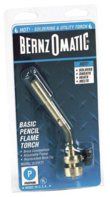 Worthington Cylinders Basic Pencil Flame Torch, Soldering; Heating, Propane, 1 EA, #329207