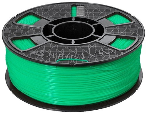 Afinia ABS Plus Premium Filament, 1.75mm 2.2 lb. Spool, Green