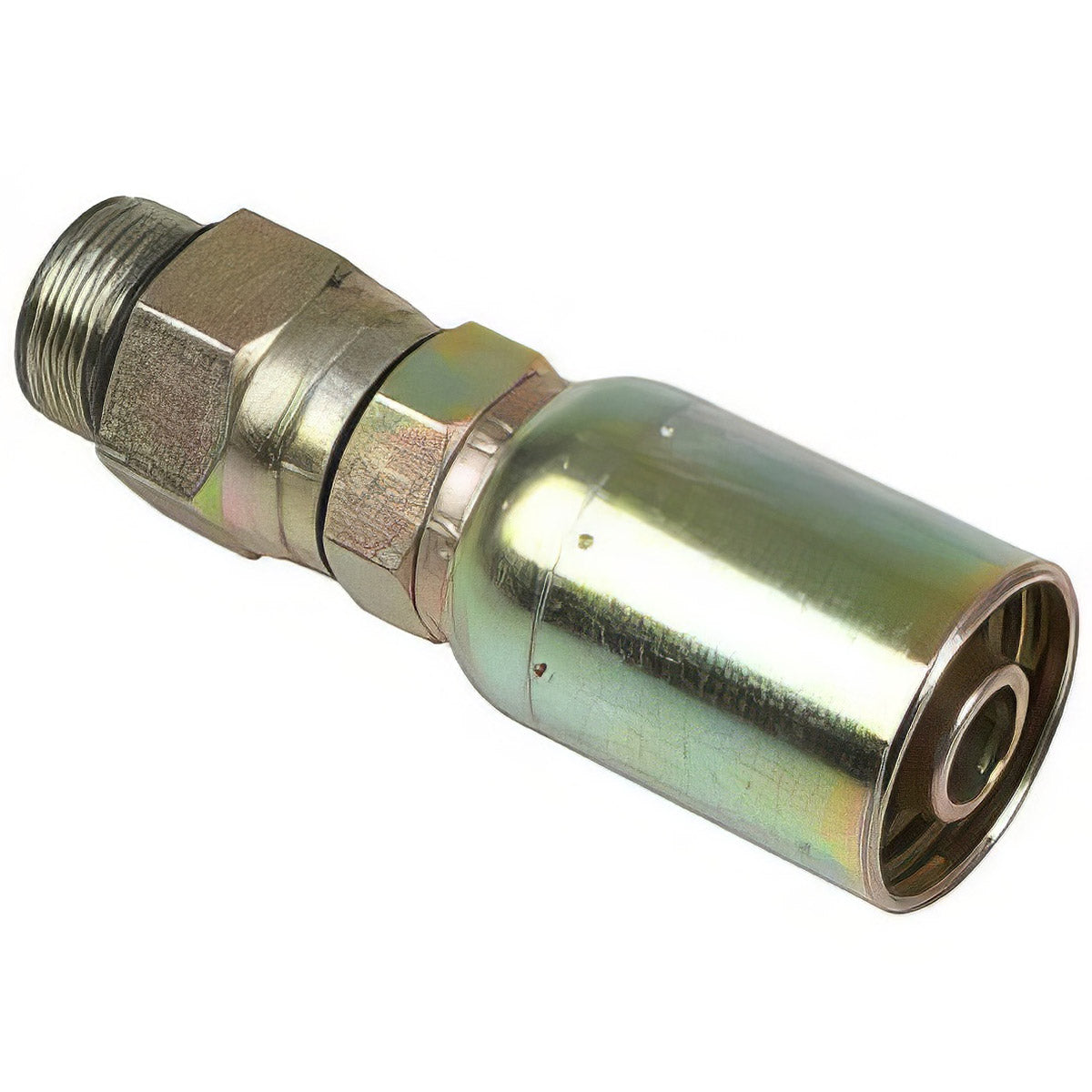 VARI-CRIMP SERIES - 3/8 INCH HOSE, WITH 3/4 X 16 THREAD SIZE, ORB MALE STRAIGHT SWIVEL
