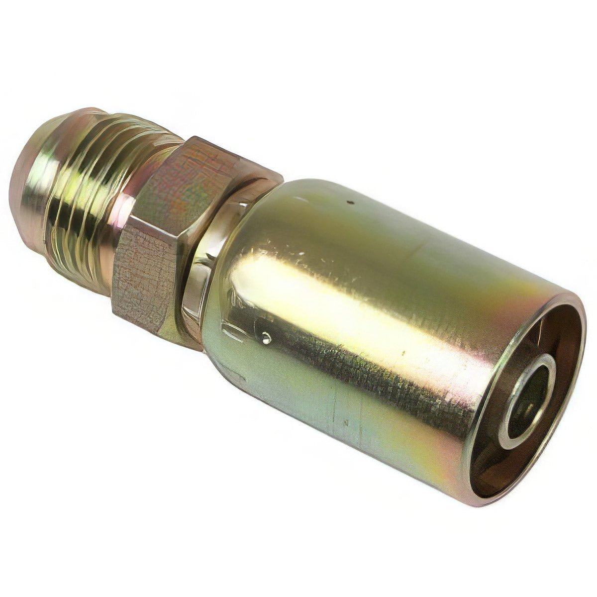 VARI-CRIMP SERIES - 3/4 INCH HOSE, WITH 1-3/16 X 12 THREAD SIZE, ORF MALE STRAIGHT RIGID