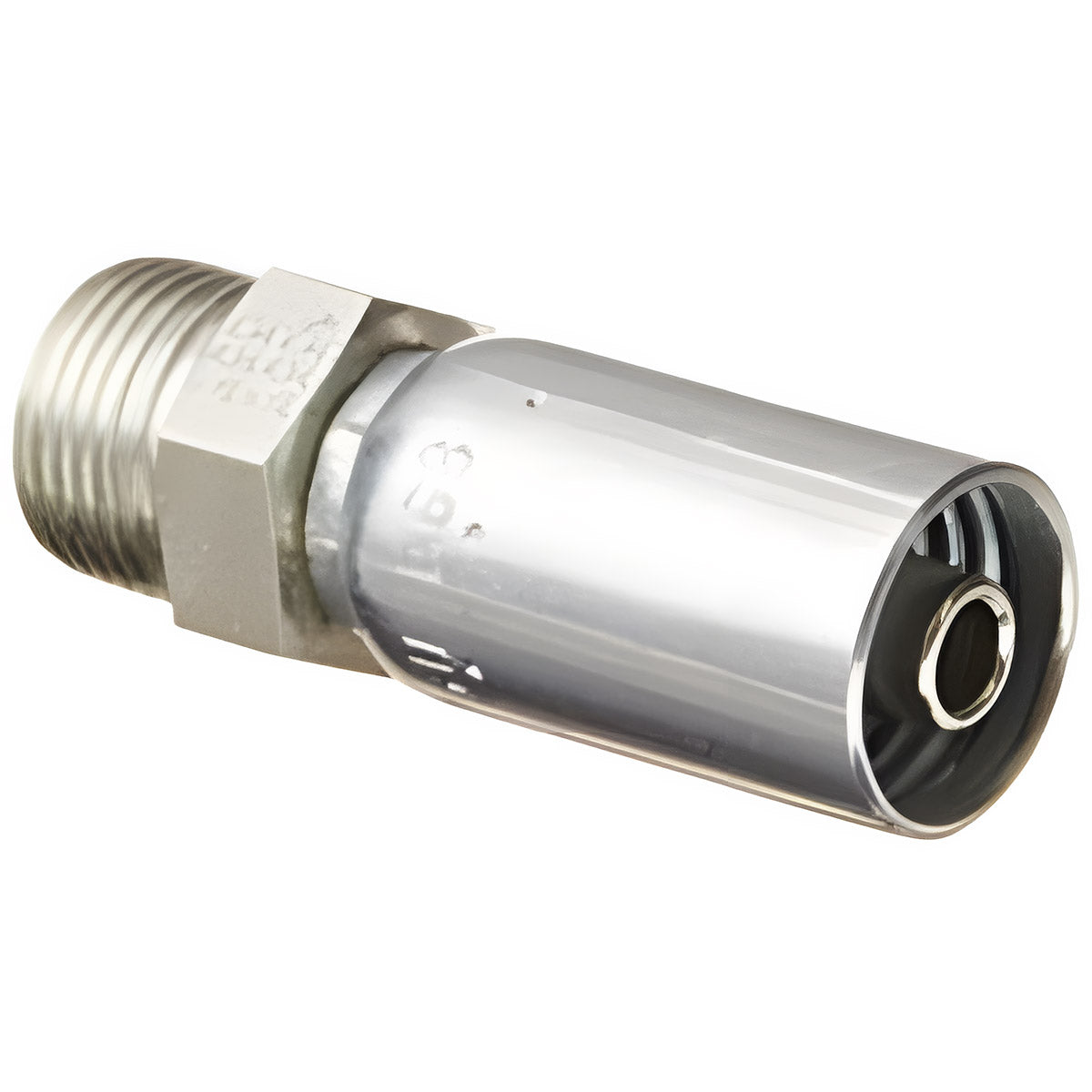 VARI-CRIMP SERIES - 3/8 INCH HOSE, WITH 13/16 X 16 THREAD SIZE, ORF MALE STRAIGHT RIGID