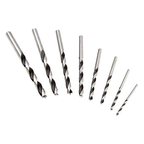 Fisch Metric Brad Point Drill Bit Set, 8-Piece