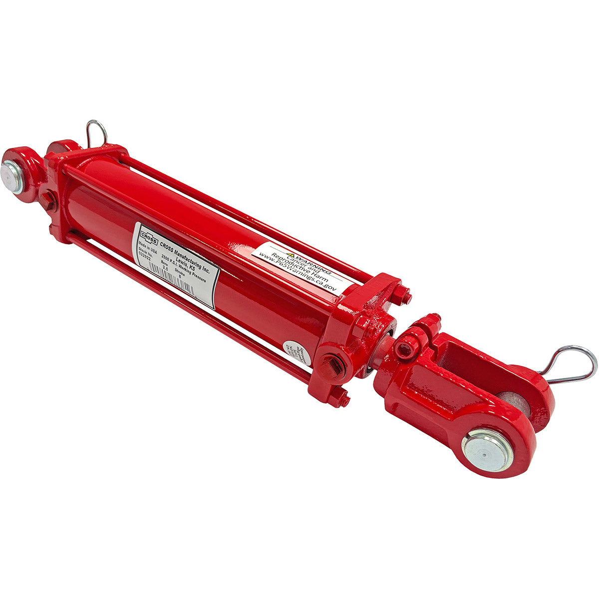 Cross Hydraulic Cylinder 308DB - 3" x 8", 1-1/4" Rod