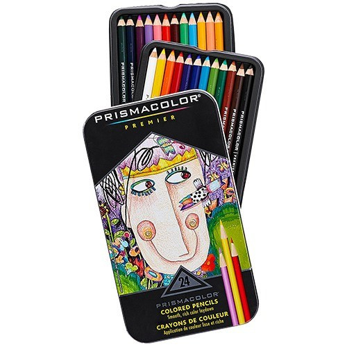 Prismacolor Premier Colored Pencils, 24-Set