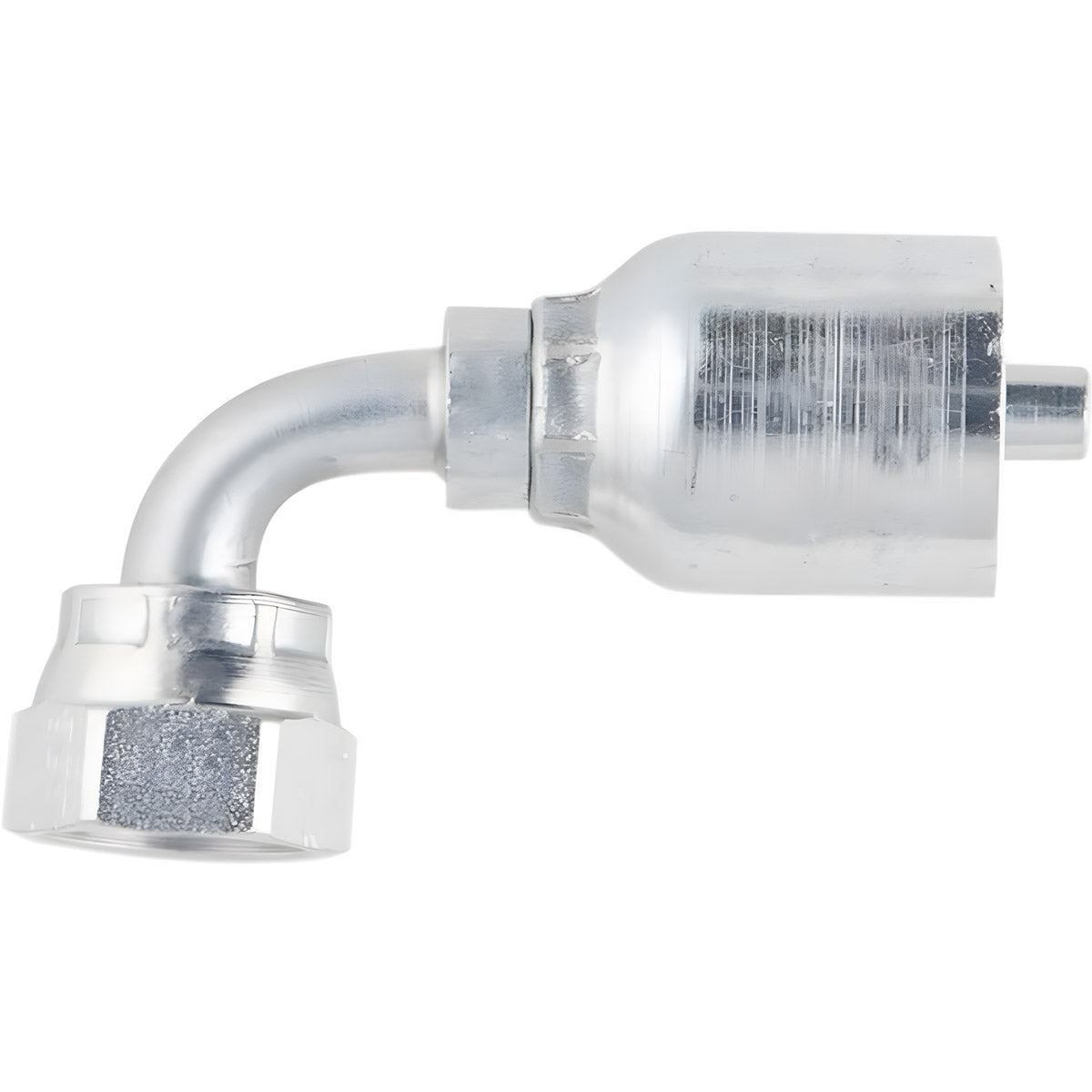 3/8 INCH HOSE X 11/16 ORFS FEMALE ELBOW - 90 SWIVEL