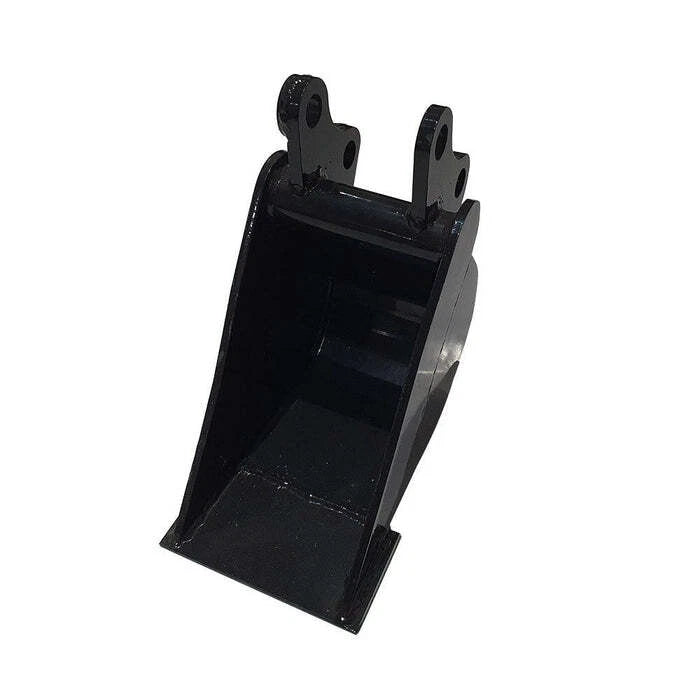 AGT New 8 in Toothless Bucket withoutTeeth 200MM for 1-2 ton Mini Excavator | 12EX-WD08B