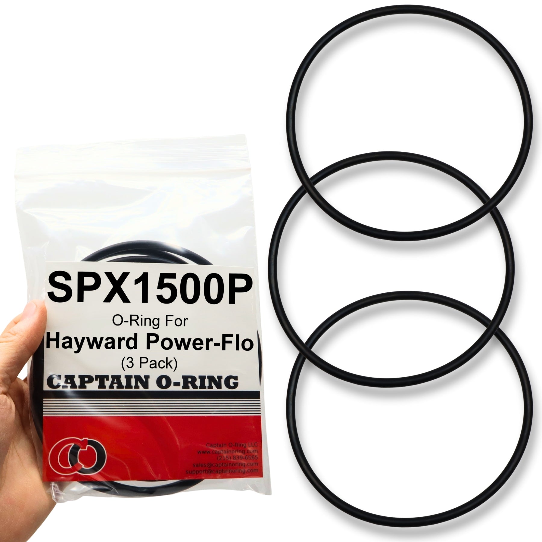 HaywardSPX1500P Strainer Cover O-Ring (3 Pack)
