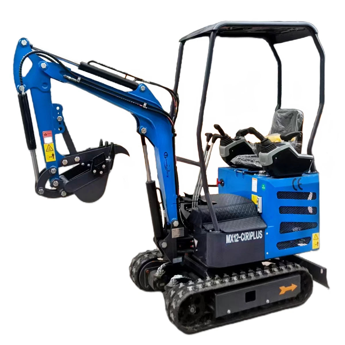 1 Ton Mini Excavator Tracked 13.5 HP RATO Gas Engine w/Pilot Control& Swing Boom | MX12-CRPLUS