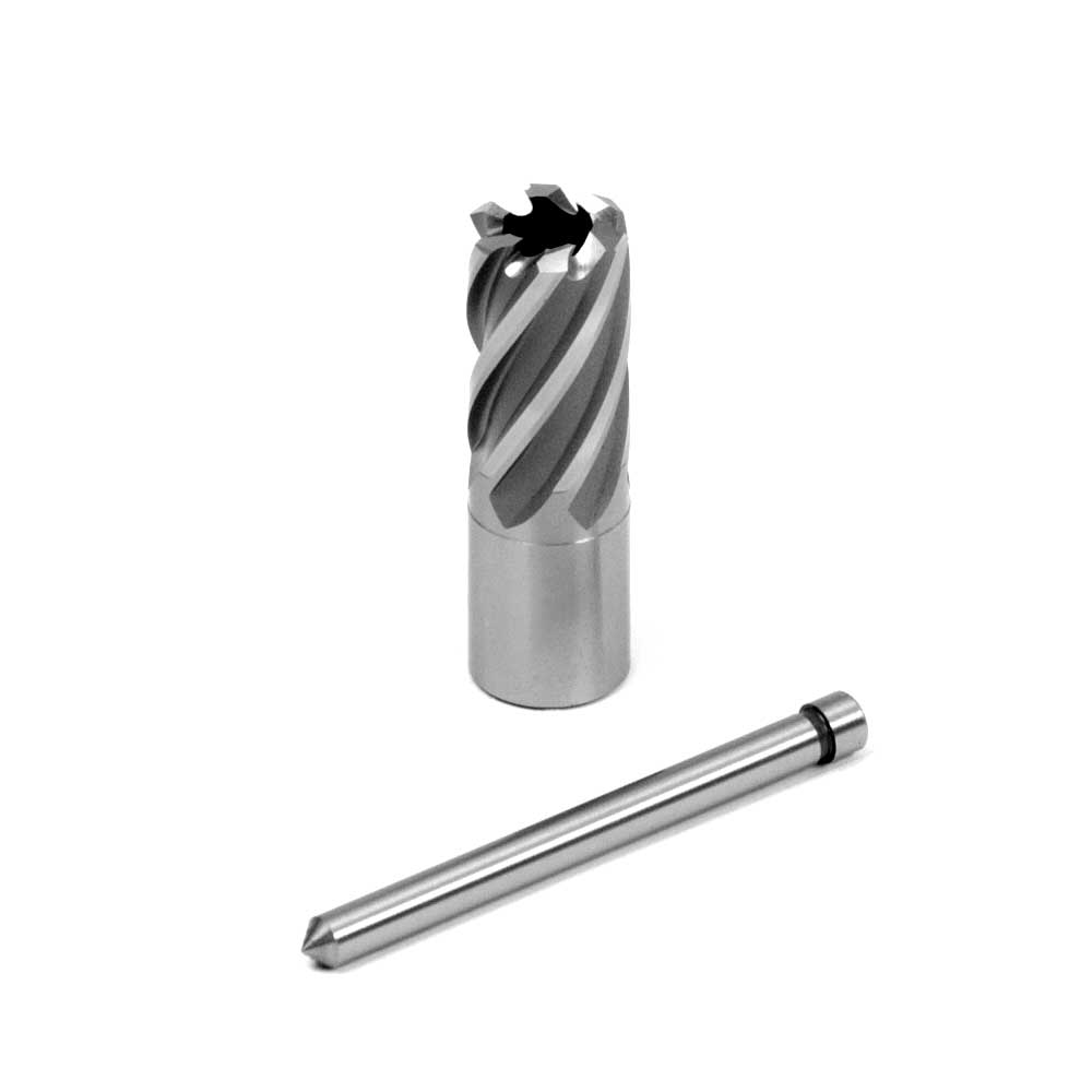 Evolution CC625 - 5/8 in. Width x 1 in. Depth Annular HSS Cutter with 3/4 in. Weldon Shank and Pilot Pin included