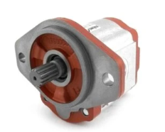 2.5PB Hydraulic Gear Pump: 0.97 (16) Displ., SAE B 2-Bolt Mount, 7/8-13T Spline, CW Rotation