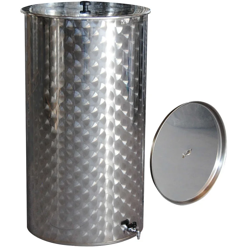 200LT Stainless Steel Welded Barrels W/Spigot 1/2″