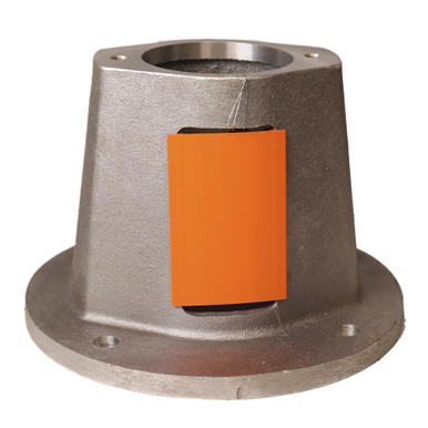 Electric Motor Bracket: 4.188 in. Bolt Circle, 2-Bolt A Flange