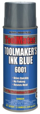 Aervoe Industries TOOLMAKERS INK BLUE, 12/CA, #6001