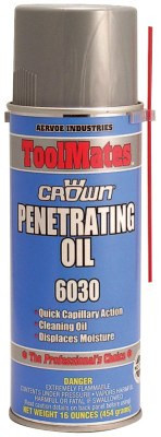 Aervoe Industries Crown Penetrating Oils, 16 oz, Aerosol Can, 12 CN/CA, #6030