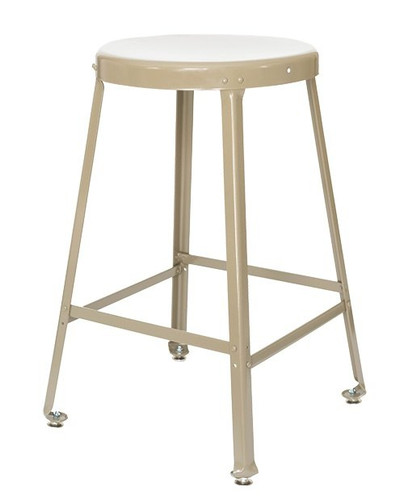 Montisa Learning Angle Steel Stool Steel Seat, 20"