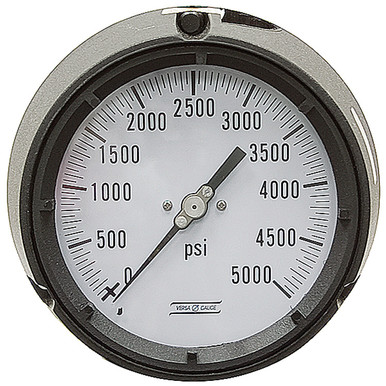 5000 PSI Pressure 4.5" Dia. Dry Flange Mount Plastic Gauge Versa V4904QPV1