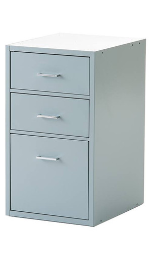 Montisa Learning Foundation Drawer Base, 3 Drawers, 18"W x 31"H