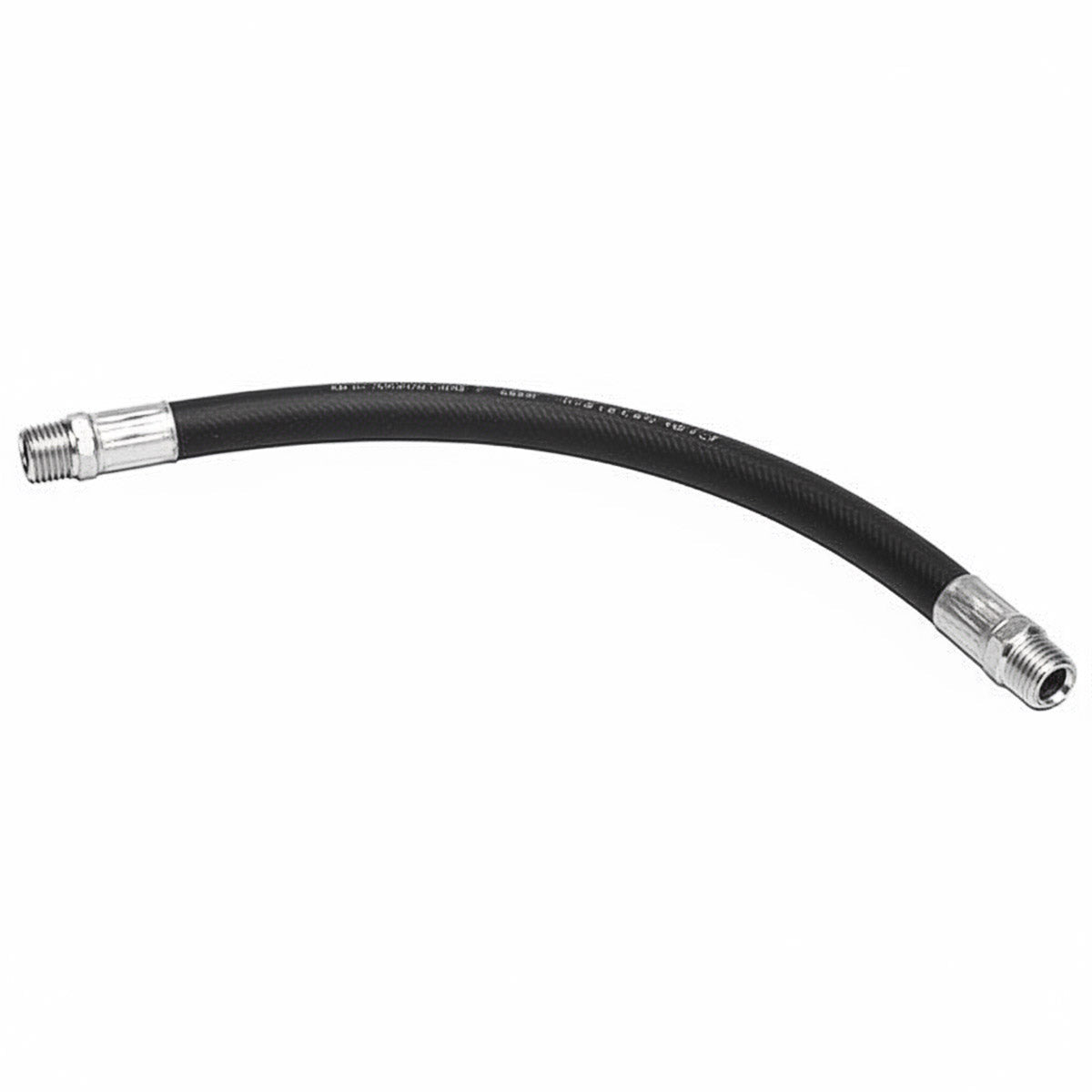 1/2 INCH X 96 INCH 2-WIRE RIGID END HYDRAULIC HOSE ASSEMBLY